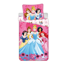 Hercegnők Disney Hercegnők Heart ágyneműhuzat 140×200cm, 70×90 cm lakástextília
