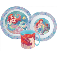 Hercegnők Disney Hercegnők micro étkészlet szett bögrével (Ariel) babaétkészlet