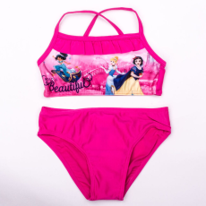  Hercegnők kislány fürdőruha - kétrészes fürdőruha - pink - 110