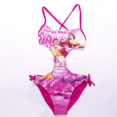  Hercegnők kislány fürdőruha - trikini - pink - 98