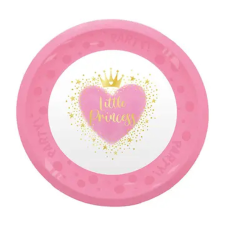 Hercegnők Little Princess micro prémium műanyag lapostányér 21 cm babaétkészlet