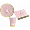  Hercegnők Swan party szett 32 db-os 23 cm-es tányérral