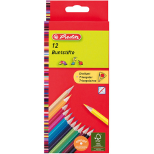 Herlitz 10412021 Háromszögletű színes ceruzák (12db/csomag) színes ceruza