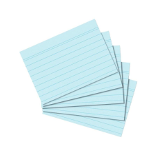 Herlitz 10836310 100 lapos A8 Vonalas jegyzettömb - Kék (10836310) jegyzettömb