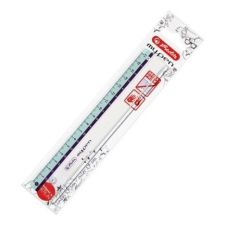 Herlitz 17 cm My.pen vonalzó, Kék/lila - Herlitz vonalzó