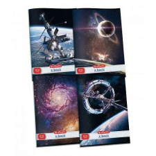 Herlitz A4-es kockás füzet 32 lapos - Space füzet