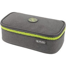 Herlitz BeatBox ABC tolltartó 1 klapnis 1 cipzáras zsebes szürke tolltartó