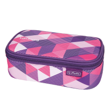 Herlitz BeatBox tolltartó, PurpleChecked, üres tolltartó