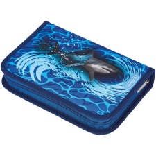 Herlitz blue shark 31 részes 2-klapnis töltött tolltartó 50043309 tolltartó