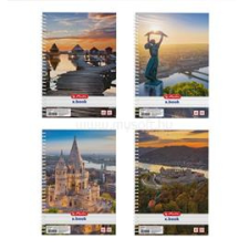 Herlitz City A5 80lapos vonalas spirálfüzet (HERLITZ_09542960) füzet