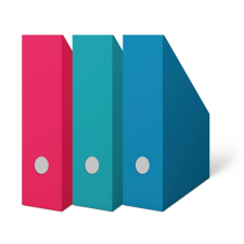 Herlitz Color Blocking 7cm karton kék iratpapucs (09059981) irattartó