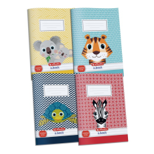 Herlitz Cute Animals 44 lapos A5 leckefüzet - Többfajta (09092248) füzet