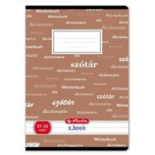 Herlitz Design szótárfüzet, A/5, Capuccino - Herlitz füzet