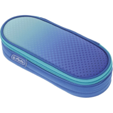 Herlitz dip dye blue ovális1 klapnis 1 cipzáras zsebes tolltartó 50046430 tolltartó
