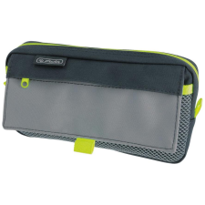 Herlitz Faulenzer + 2 Außentasch. grey/neon (50039012) tolltartó