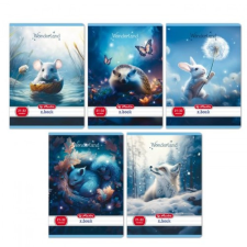 Herlitz felsős vonalas füzet, Wonderland (A5/21-32) füzet