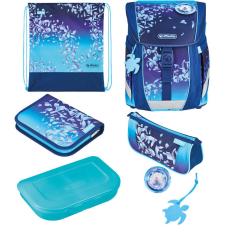Herlitz FiloActive Plus Blue Ice Iskola táska szett - Kék mintás (50048892) iskolatáska