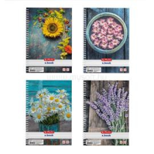 Herlitz Flower A5 80lapos vonalas spirálfüzet (HERLITZ_09542895) füzet
