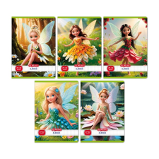 Herlitz Flower Fairy A5 27-32 kockás füzet (400200762) füzet