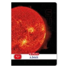 Herlitz Galaxy kockás füzet, A4, Nap füzet