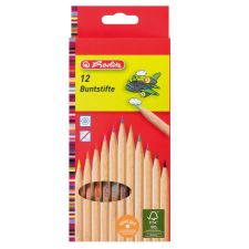 Herlitz Hungária Kft. Herlitz Színesceruza/12 szín, natúr, FSC színes ceruza