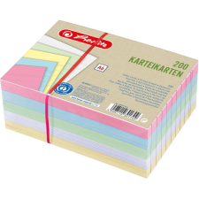 Herlitz Karteikarte A6 liniert 4 Farb.+weiß Bl. Engel 200er (50041145) jegyzettömb