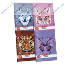  Herlitz Leckefüzet, Wild Animals - Pillangó, A5, 44 lapos füzet