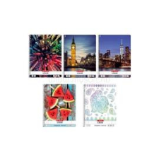 Herlitz Mixed A4 80lapos perforált vonalas spirálfüzet (HERLITZ_11086188) füzet