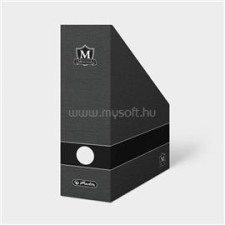 Herlitz Montana 11cm fekete karton iratpapucs (HERLITZ_09060393) irattartó