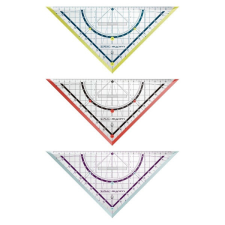 Herlitz my.pen 25cm-es színes háromszögvonalzó vonalzó