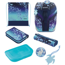 Herlitz SoftLight Plus Greenline Blue Ice iskolatáska - Kék iskolatáska