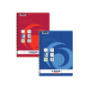 Herlitz Spirálfüzet A/4 100lap collegeblock színreg, kockás