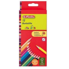 Herlitz Trio lakkozott 12 db-os színes ceruza készlet színes ceruza