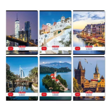 Herlitz Város mintás A4-es vonalas füzet - többféle füzet