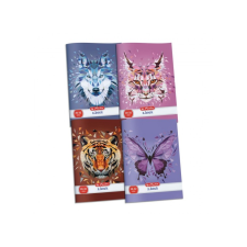 Herlitz x.book: Wild Animals 32 lapos A5 sima füzet - Többféle (9545450) füzet