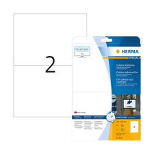 HERMA 210*148 mm-es Herma A4 íves etikett címke, fehér színű (10 ív/doboz) etikett