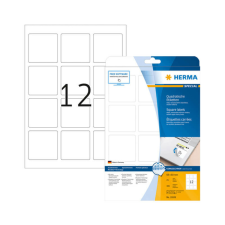 HERMA 60*60 mm-es Herma A4 íves etikett címke, fehér színű (25 ív/doboz) etikett