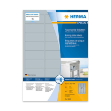 HERMA 63,5 x 29,6 mm Címke lézer nyomtatóhoz és fénymásolókhoz (675 címke / csomag) etikett