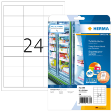 HERMA 66x33,8 mm Címke tintasugaras és lézer nyomtatóhoz (600 címke / csomag) etikett