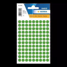 HERMA 8 mm x 8 mm Papír Íves etikett címke  Sötétzöld  ( 5 ív/doboz ) etikett