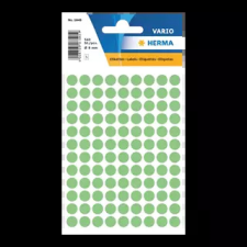 HERMA 8 mm x 8 mm Papír Íves etikett címke  Világoszöld  ( 5 ív/doboz ) etikett