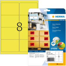 HERMA Etiketten A4 neon-gelb   99,1x67,7 mm Papier 160 St. (5144) etikett
