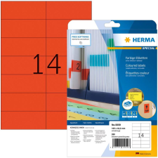 HERMA Etiketten A4 rot  105x42,3  mm Papier matt 280 St. (5059) etikett