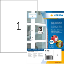HERMA Etiketten A4 weiß 210x297 mm Papier wetterfest 80 St. (10775) etikett