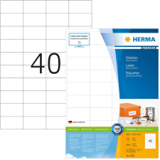 HERMA Etiketten A4 weiß 52,5x29,7 mm Papier matt 8000 St. (4610) etikett