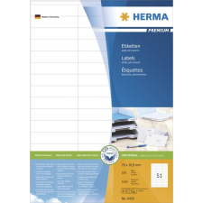 HERMA Etiketten Premium A4 weiß 70x16,9 mm Papier 5100 St. (4459) etikett