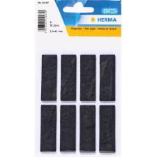 HERMA Filzgleiter schwarz 15x45 mm (15187) füzet