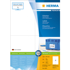 Herma GmbH Herma etikett fehér, A4, 105x148mm (4) etikett