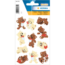 Herma GmbH Herma matrica, vidám macik, glitterrel matrica