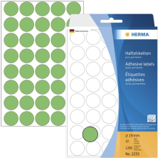 HERMA Vielzwecketiketten grün 19 mm rund Papier 1280 St. (2255) etikett